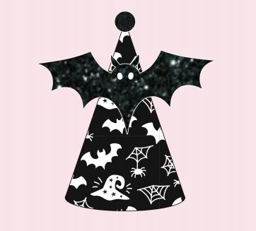 Halloween Bat Ghost Party Paper Hat HW-023